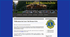 Desktop Screenshot of lions-bremervoerde.com