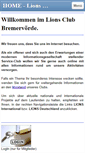 Mobile Screenshot of lions-bremervoerde.com